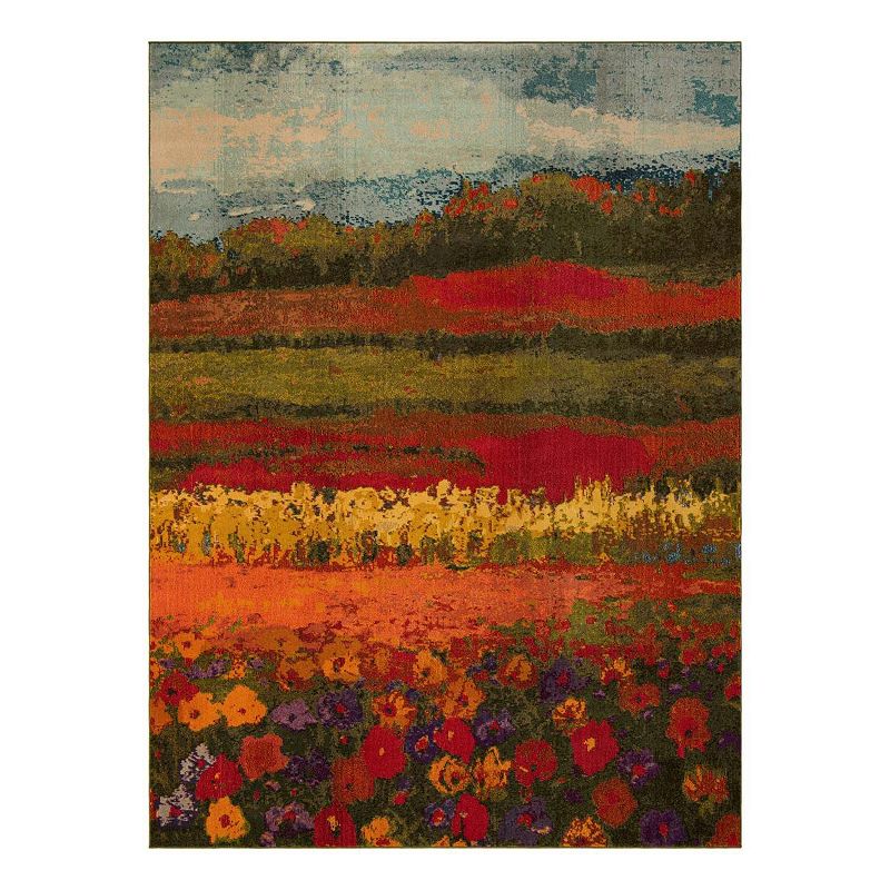 Unique Loom Landis Estrella Rug, Multicolor, 8X11 Ft