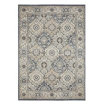 Loomaknoti Kehleigh Dravan Blue Area Rug