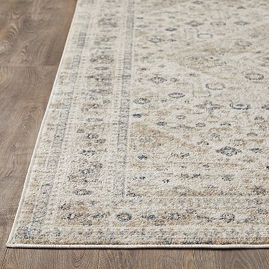 Loomaknoti Kehleigh Abrem Cream Area Rug