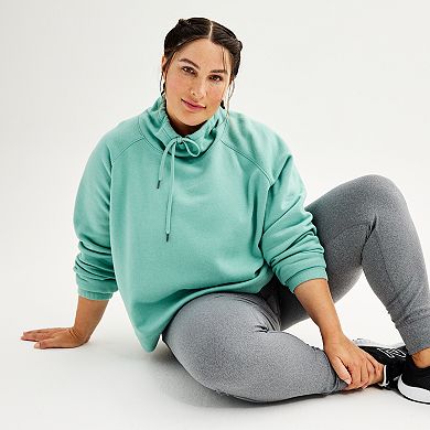 Plus Size Tek Gear® Ultrasoft Fleece Cowl Sweatshirt