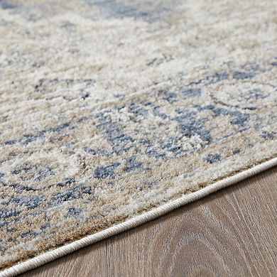 Loomaknoti Kehleigh Alarik Blue Area Rug