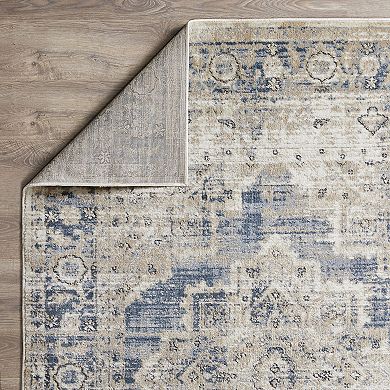 Loomaknoti Kehleigh Alarik Blue Area Rug