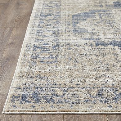 Loomaknoti Kehleigh Alarik Blue Area Rug