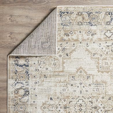 Loomaknoti Kehleigh Zay Cream Area Rug