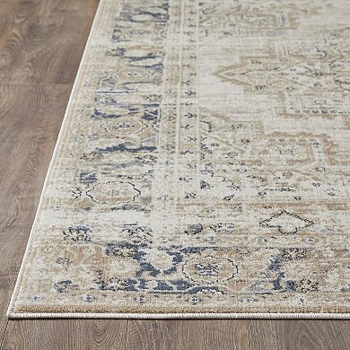 Loomaknoti Kehleigh Zay Cream Area Rug