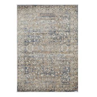Loomaknoti Kehleigh Alv Blue Area Rug
