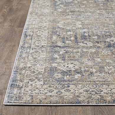 Loomaknoti Kehleigh Alv Blue Area Rug