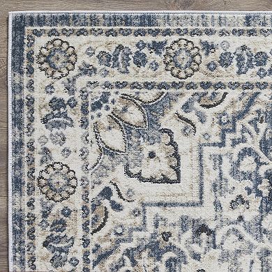 Loomaknoti Kehleigh Osdorn Blue Area Rug