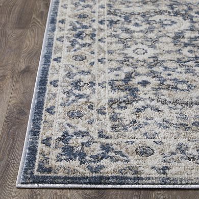 Loomaknoti Kehleigh Oti Blue Area Rug