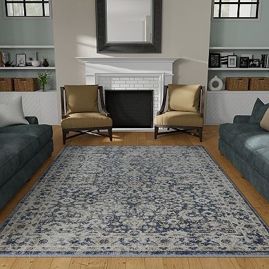 Loomaknoti Kehleigh Oti Blue Area Rug