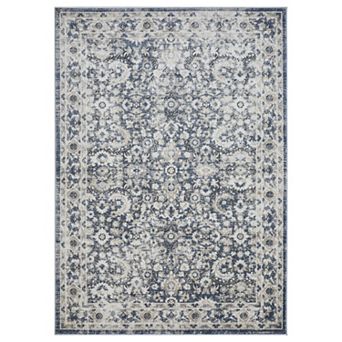Loomaknoti Kehleigh Oti Blue Area Rug