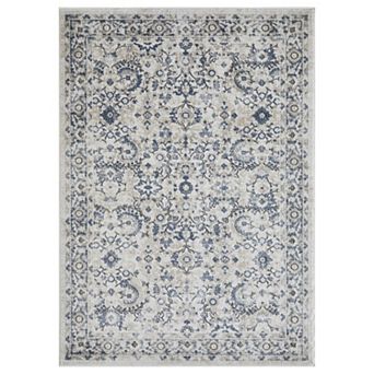 Loomaknoti Kehleigh Oti Blue Area Rug