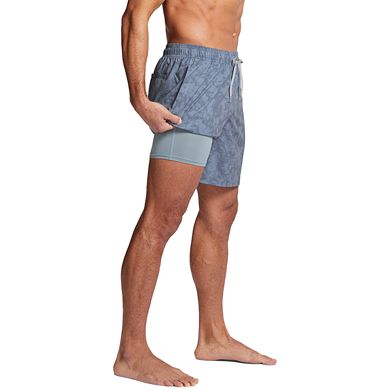 Men's Under Armour 6" Printed Compression Swim Trunks