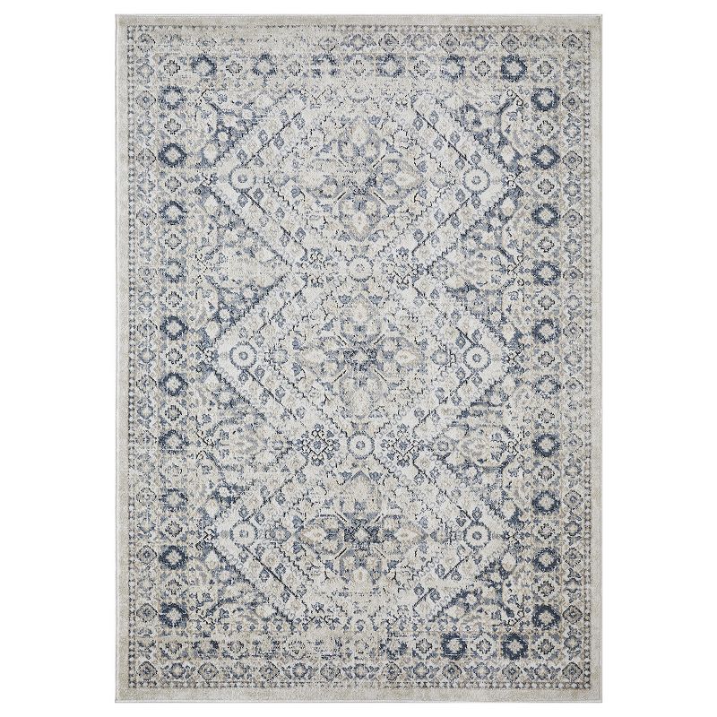 Loomaknoti Kehleigh Avn Cream Area Rug, White, 10X13 Ft