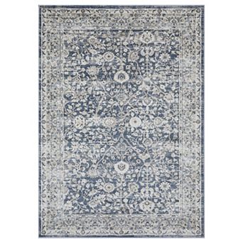 Loomaknoti Kehleigh Oviel Cream Area Rug