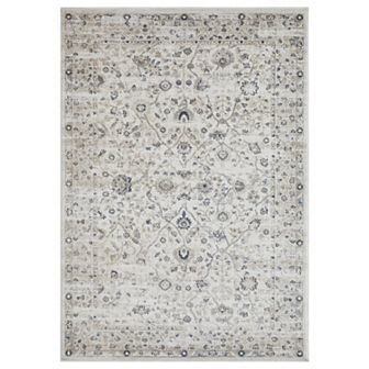 Loomaknoti Kehleigh Oviel Cream Area Rug