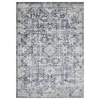 Loomaknoti Kehleigh Azb Blue Area Rug
