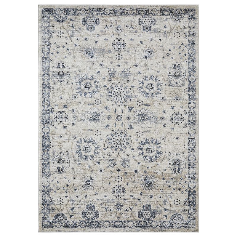 Loomaknoti Kehleigh Ay Cream Area Rug, White, 10X13 Ft