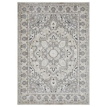 Loomaknoti Kehleigh Aval Cream Area Rug