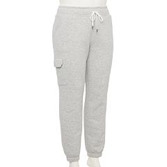 Grey best sale sweatpants kohls