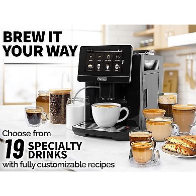 Zulay Kitchen Magia Super Automatic Coffee Espresso Machine
