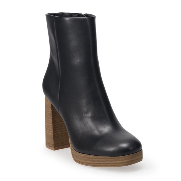 Lc lauren conrad éclair women's high heel ankle boots sale