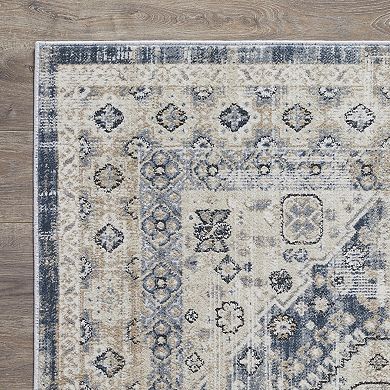 Loomaknoti Kehleigh Awe Blue Area Rug