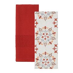 Food Network Kitchen Towel Set Featuring 2 Quick Dry Kitchen
