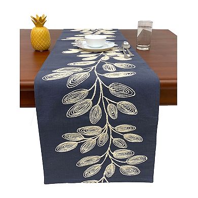 Food Network™ Chunky Embroidered Leaf Runner