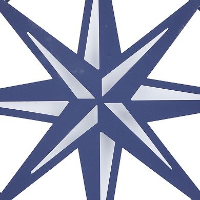 Stella & Eve Metal Indoor Outdoor Compass Wall Decor