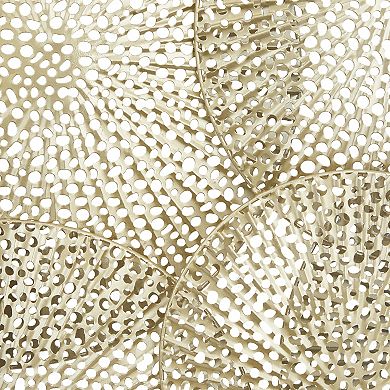 Stella & Eve Metal Wall Decor With Perforated Design