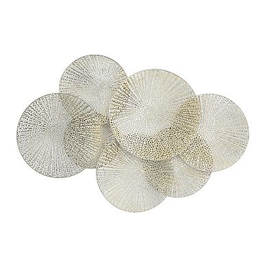 Stella & Eve Metal Wall Decor With Perforated Design