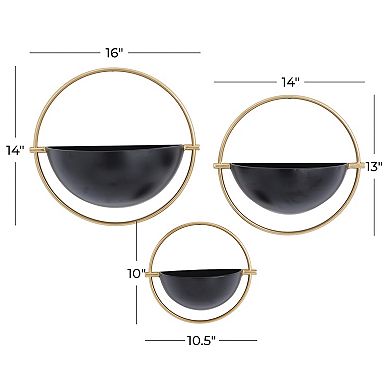 Stella & Eve Metal Indoor Outdoor Wall Planter