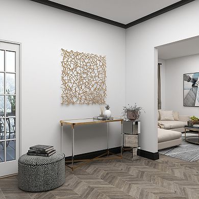 Stella & Eve Metal Overlapping Lines Wall Decor