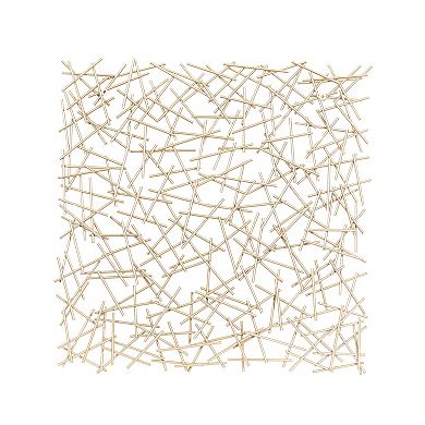 Stella & Eve Metal Overlapping Lines Wall Decor