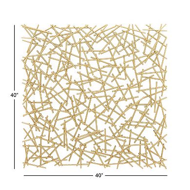 Stella & Eve Metal Overlapping Lines Wall Decor