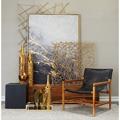 Stella & Eve Metal Overlapping Lines Wall Decor