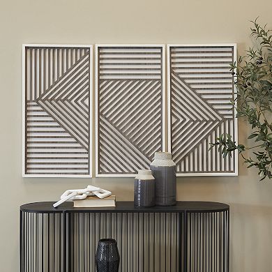 Stella & Eve Wood Carved Wall Decor