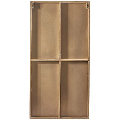 Stella & Eve Wood Triangle Mirrored Wall Decor