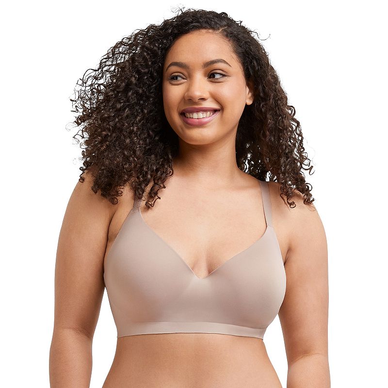 Maidenform Pure Comfort Natural Lift Wireless Longline Bra Dm2316 In  Sandshell