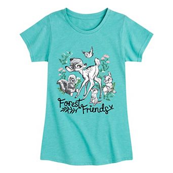 Disney's Bambi Girls 7-16 Forest Friends Graphic Tee