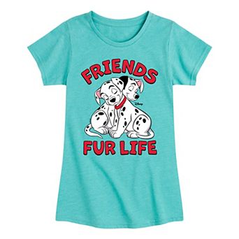 Disney's 101 Dalmatians Girls 7-16 Friends Fur Life Graphic Tee