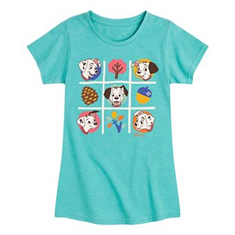 Disney's 101 Dalmatians Girls 7-16 Grid Graphic Tee