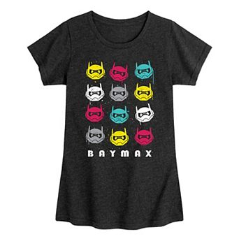 Disney / Pixar's Big Hero 6 Girls 7-16 Baymax Grid Graphic Tee
