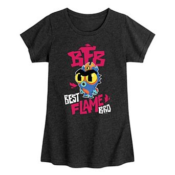 Disney / Pixar's Big Hero 6 Girls 7-16 Best Flame Bro Graphic Tee