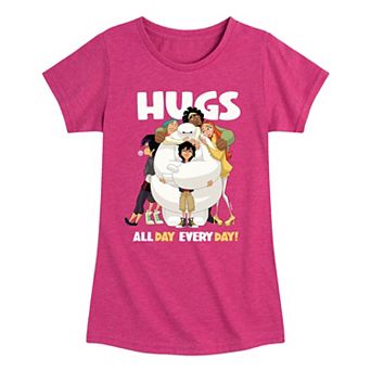 Disney / Pixar's Big Hero 6 Girls 7-16 Hugs All Day Graphic Tee