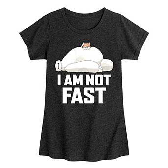 Disney / Pixar's Big Hero 6 Girls 7-16 I Am Not Fast Graphic Tee