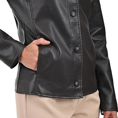 Women's Nine West No Collar Jacket