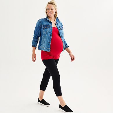 Maternity Sonoma Goods For Life?? 1/2 Sleeve Essential Square Neck Tee