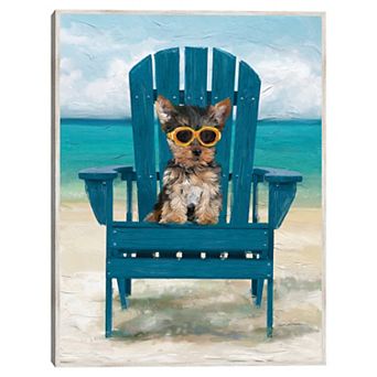 Masterpiece Beach Club Beauties II Framed Canvas Art